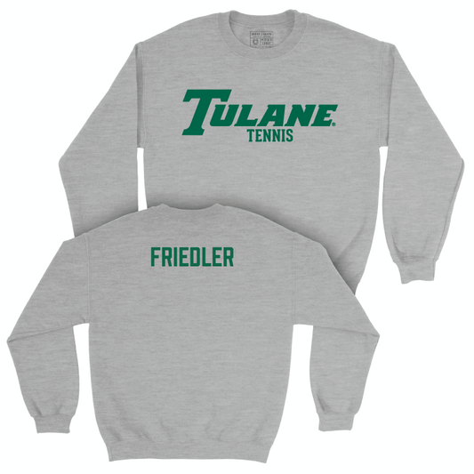 Tulane Football Sport Grey Classic Crew - Adonis Friloux Small