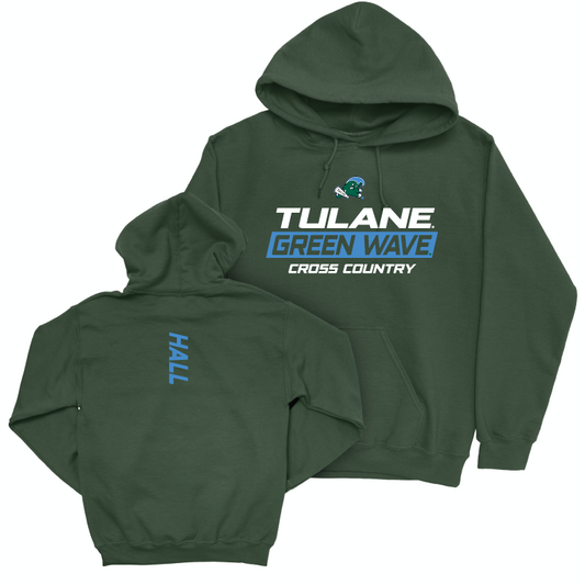 Tulane Men's Cross Country Green Rush Hoodie - Allison Hall Small