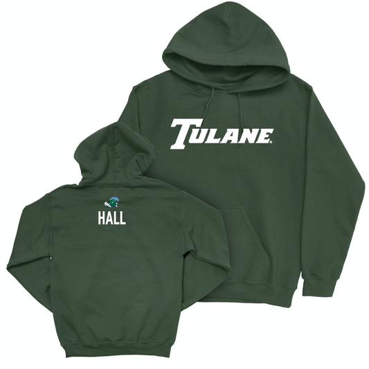 Tulane Men's Cross Country Green Sideline Hoodie - Allison Hall Small