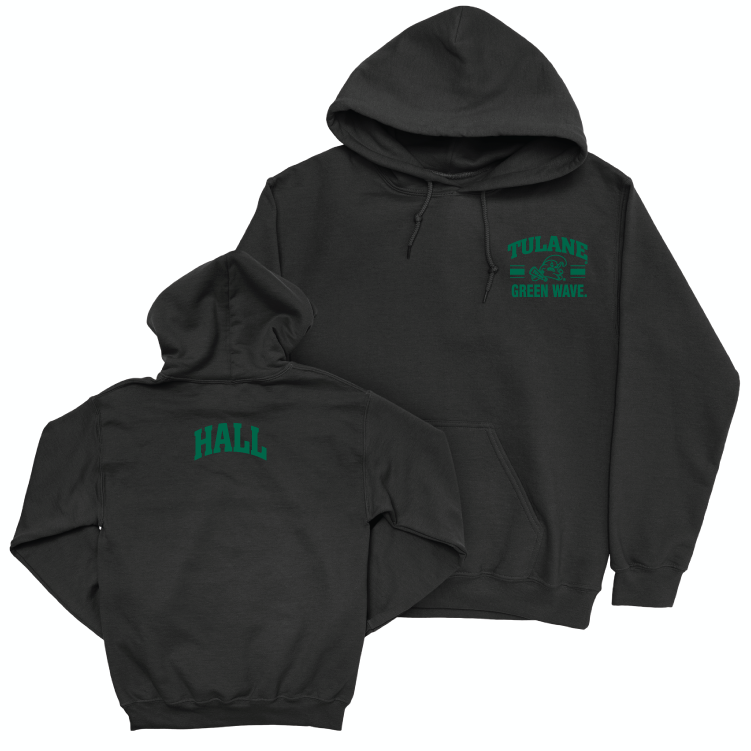 Tulane Men's Cross Country Black Victory Hoodie - Allison Hall Small