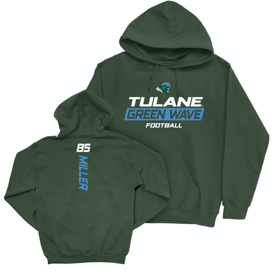 Tulane Football Green Rush Hoodie - Anthony Miller Small