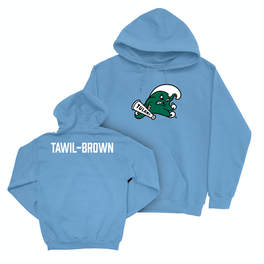 Tulane Men's Cross Country Blue Legacy Hoodie - Albert Tawil-Brown Small