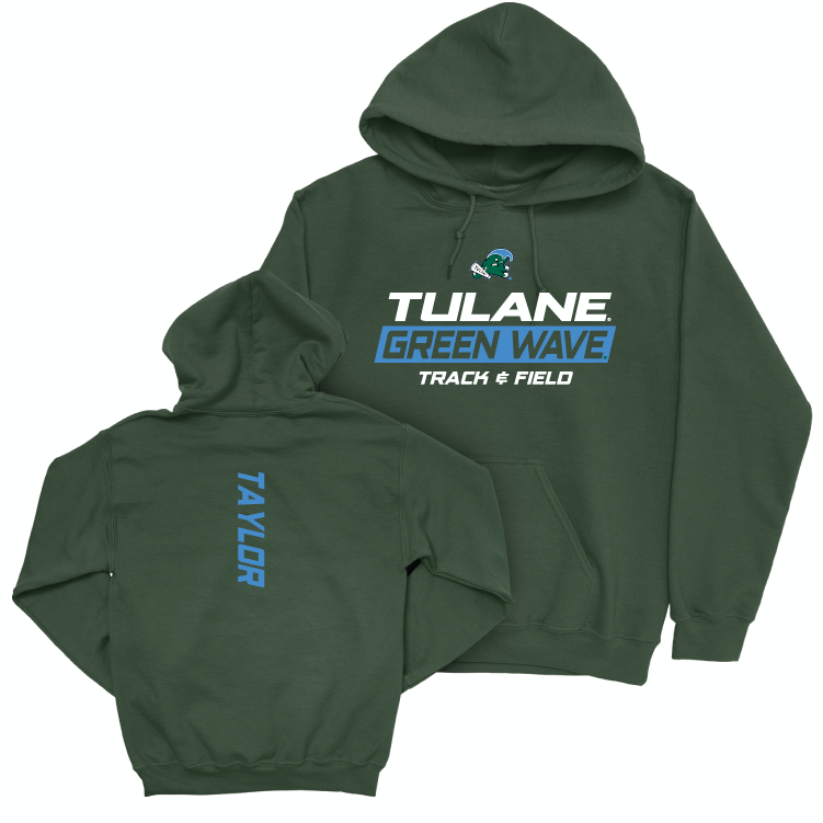 Tulane Women's Track & Field Green Rush Hoodie - Alyssa Taylor Small