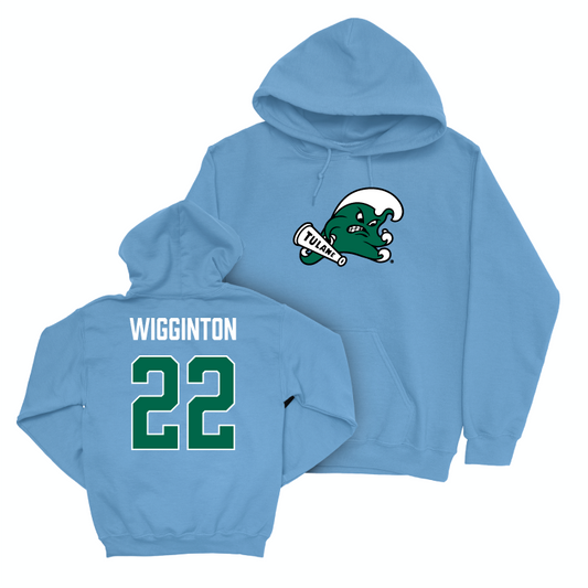 Tulane Football Blue Legacy Hoodie - Alex Wigginton Small