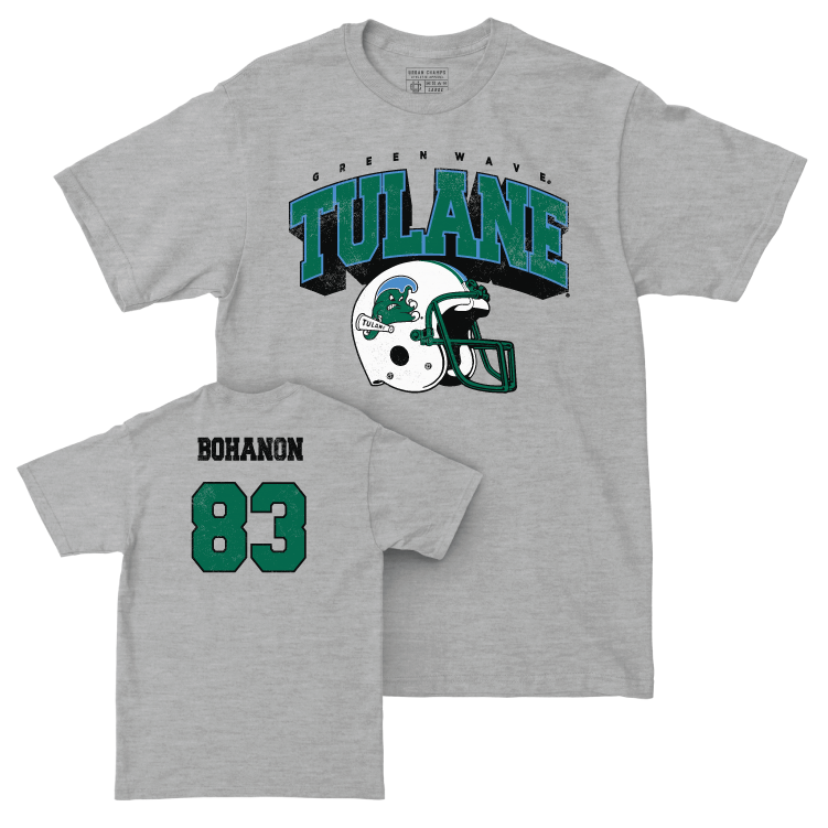 Tulane Football Sport Grey Kickoff Tee - Bryce Bohanon Small