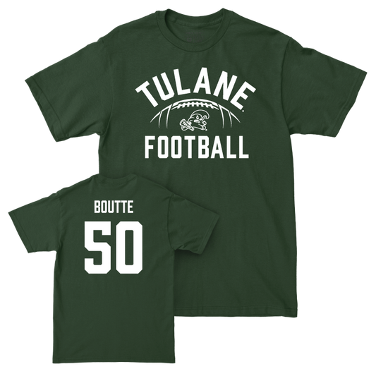 Tulane Football Green Stadium Tee - Bryce Boutte Small