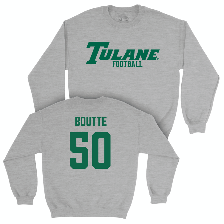 Tulane Football Sport Grey Classic Crew - Bryce Boutte Small