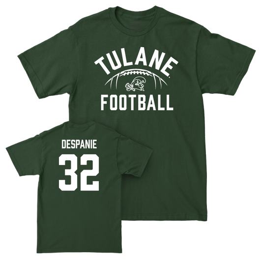 Tulane Football Green Stadium Tee - Bailey Despanie Small