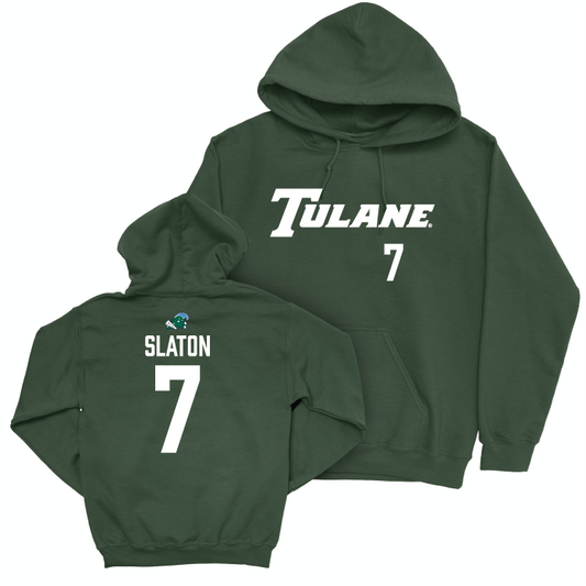 Tulane Baseball Green Sideline Hoodie - Brock Slaton Small