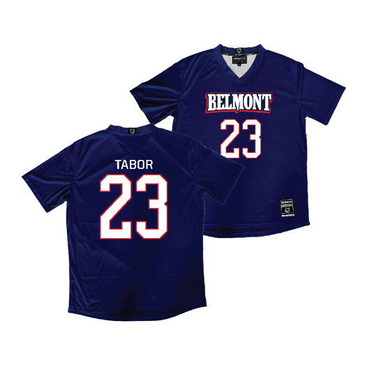 Belmont Women's Soccer Navy Jersey - Lillie Tabor | #23