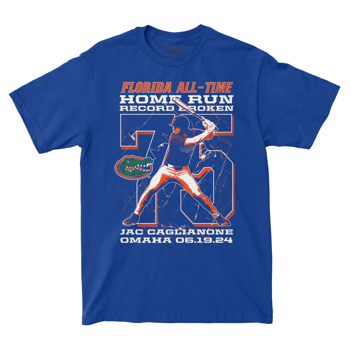 EXCLUSIVE RELEASE: Cardiac Cags Home Run Record Blue Tee