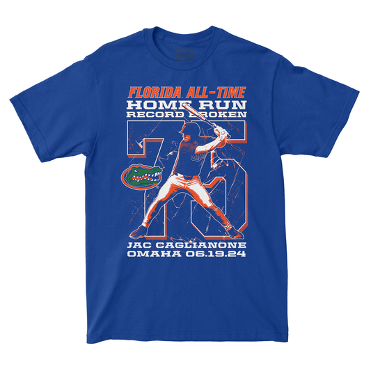 EXCLUSIVE RELEASE: Cardiac Cags Home Run Record Blue Tee