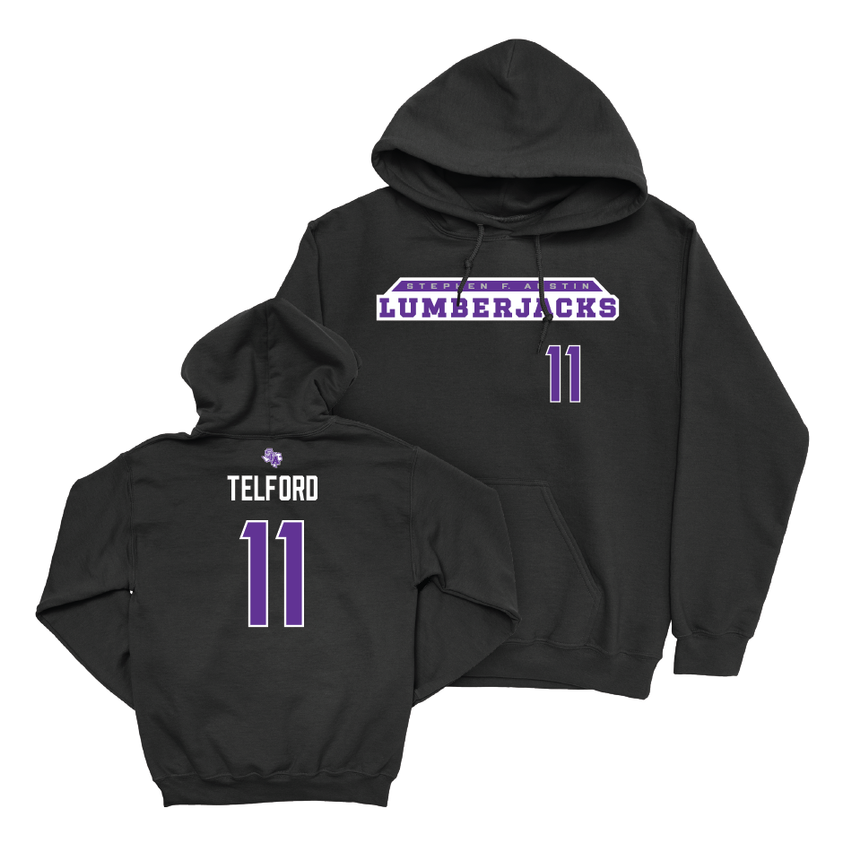 SFA Softball Black Ladyjacks Hoodie  - Alexis Telford