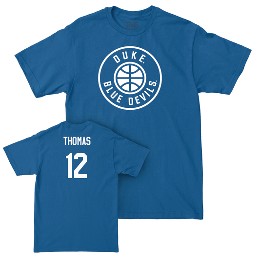 Royal Women's Basketball Hardwood Tee - Delaney Thomas