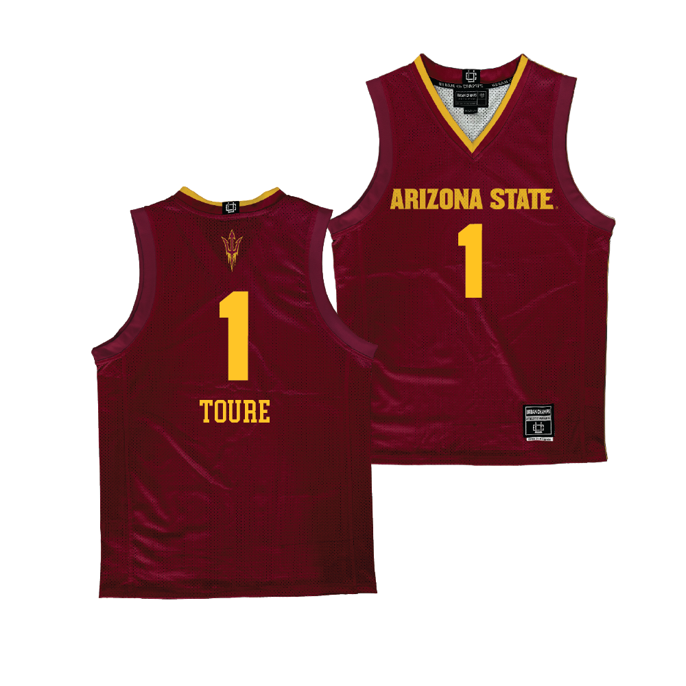 Arizona State Women's Basketball Maroon Jersey - Kadidia Toure