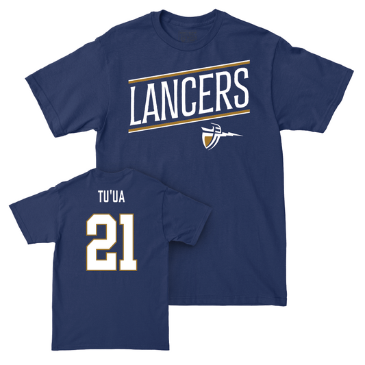 CBU Women's Basketball Navy Slant Tee  - Anaiyah Tu’ua