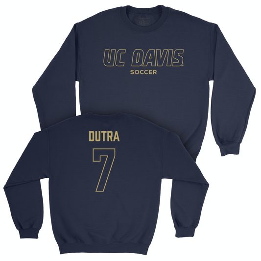 UC Davis Men's Soccer Navy Club Crew - Andrew Dutra | #7 Small