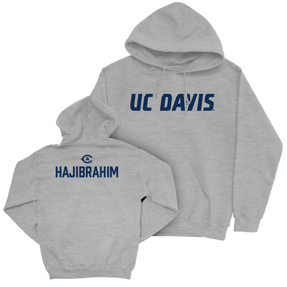 UC Davis Equestrian Sport Grey Aggies Hoodie - Anisa Hajibrahim Small