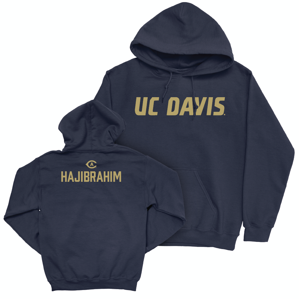 UC Davis Equestrian Navy Sideline Hoodie - Anisa Hajibrahim Small