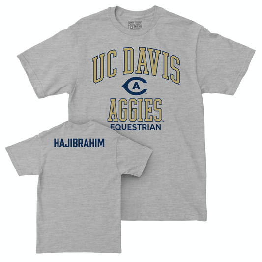 UC Davis Equestrian Sport Grey Classic Tee - Anisa Hajibrahim Small