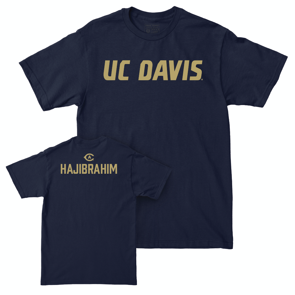 UC Davis Equestrian Navy Sideline Tee - Anisa Hajibrahim Small