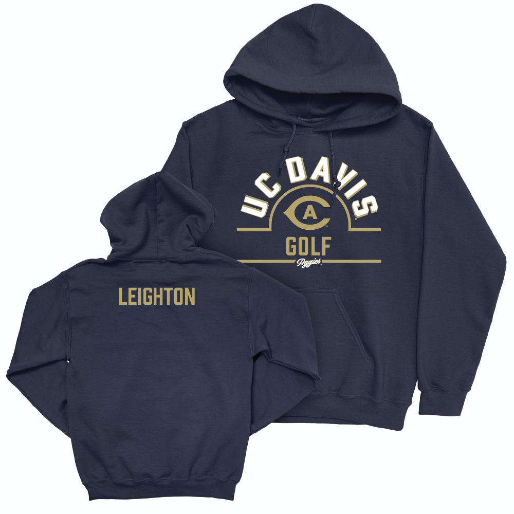 UC Davis Women's Golf Navy Arch Hoodie - Abigail Leighton Small