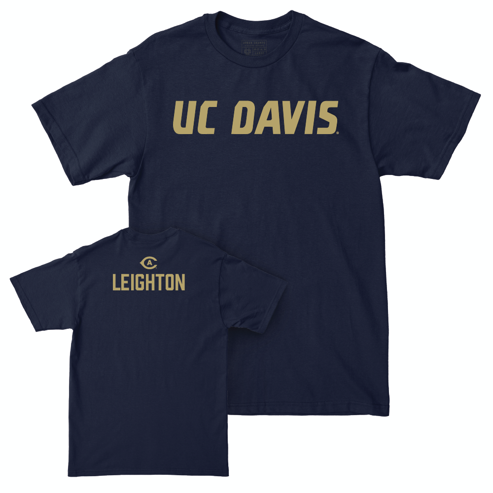 UC Davis Women's Golf Navy Sideline Tee - Abigail Leighton Small