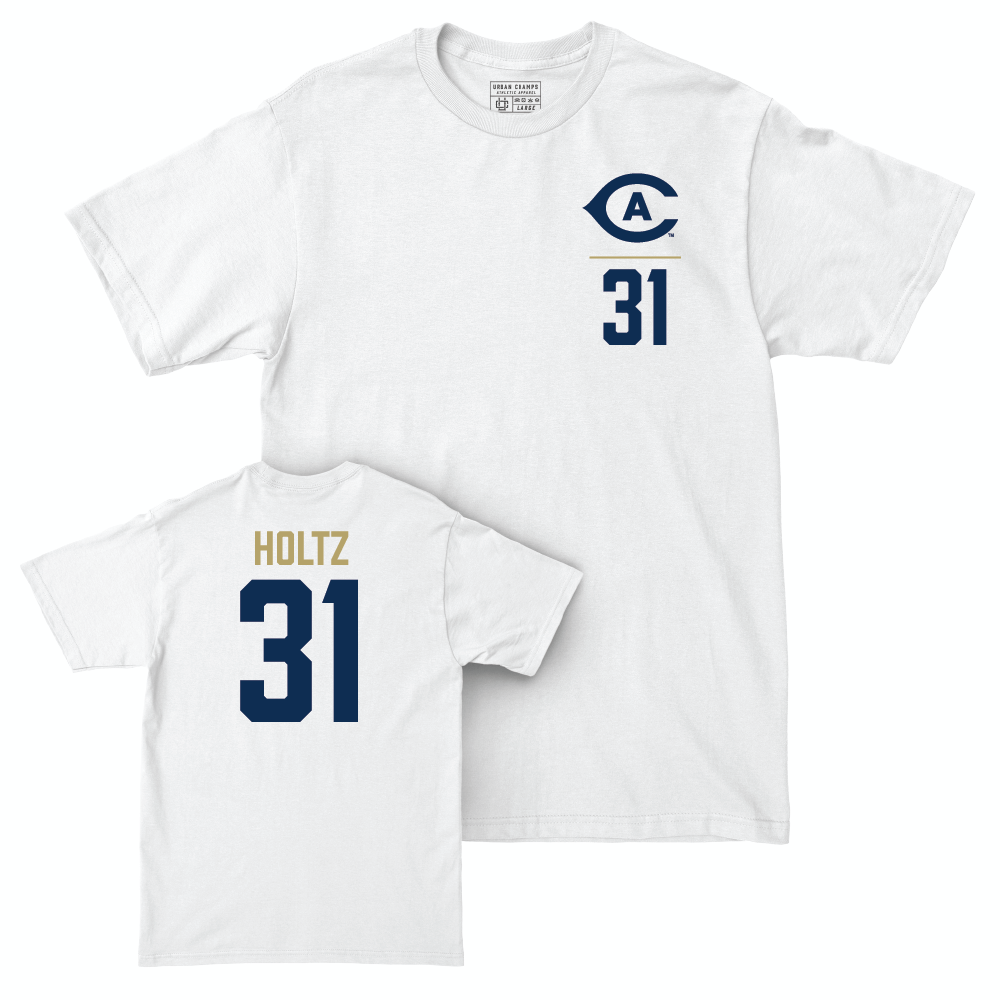 UC Davis Softball White Logo Comfort Colors Tee - Bella Holtz | #31 Small