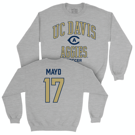 UC Davis Women's Soccer Sport Grey Classic Crew - Bella Mayo | #17 Small