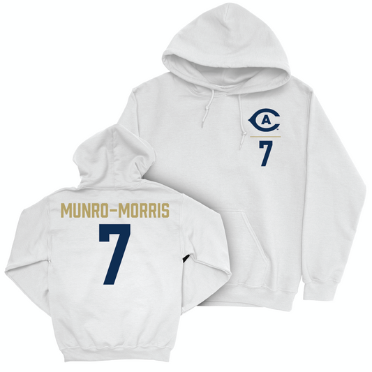 UC Davis Field Hockey White Logo Hoodie - Beth Munro-Morris | #7 Small