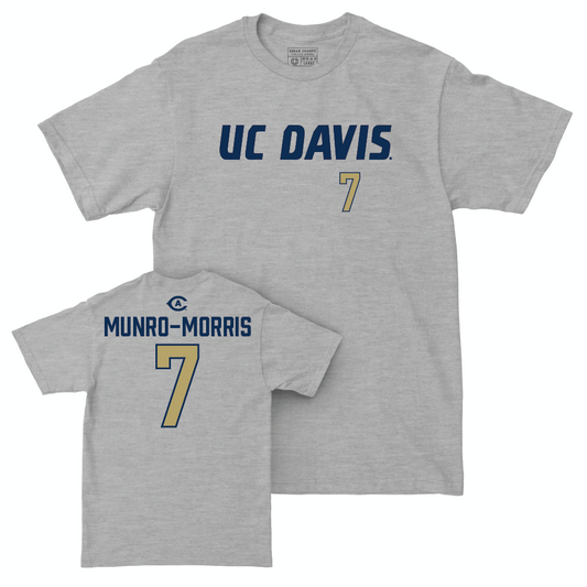 UC Davis Field Hockey Sport Grey Aggies Tee - Beth Munro-Morris | #7 Small