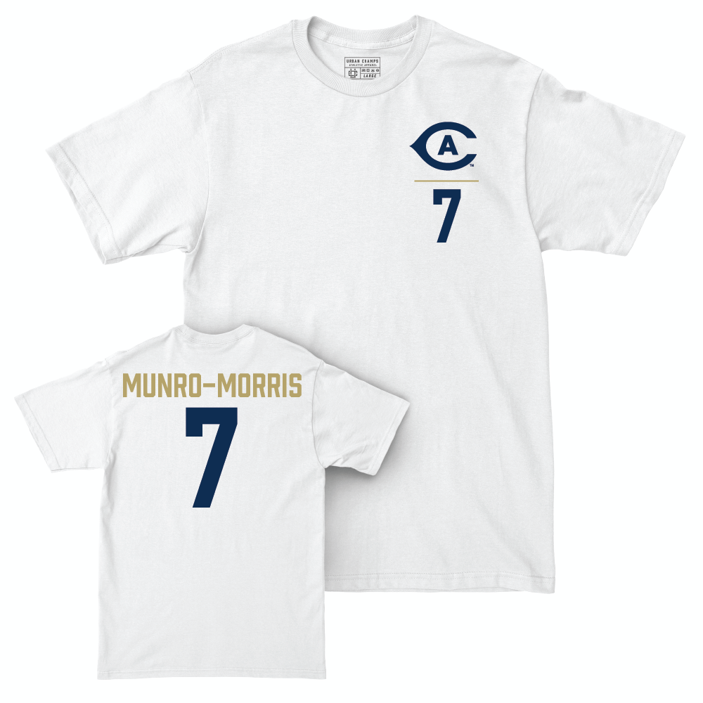 UC Davis Field Hockey White Logo Comfort Colors Tee - Beth Munro-Morris | #7 Small