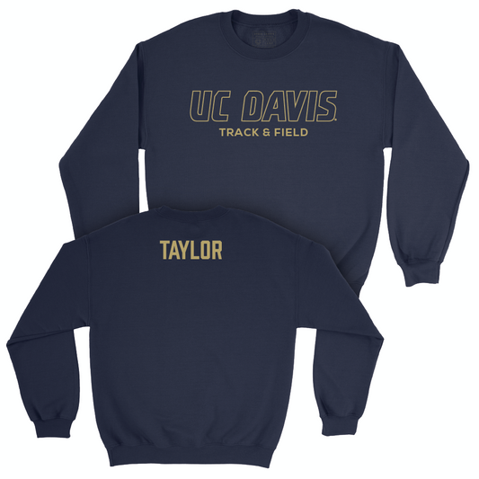 UC Davis Men's Track and Field Navy Club Crew - Christian Taylor Small