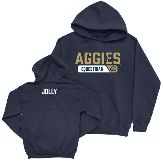 UC Davis Equestrian Navy Staple Hoodie - Emma Jolly Small