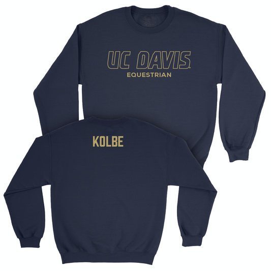 UC Davis Equestrian Navy Club Crew - Lauren Kolbe Small