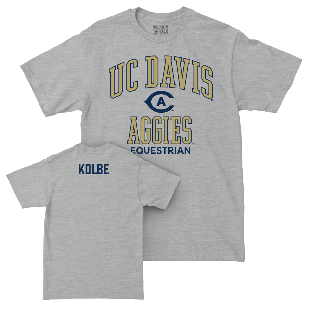 UC Davis Equestrian Sport Grey Classic Tee - Lauren Kolbe Small