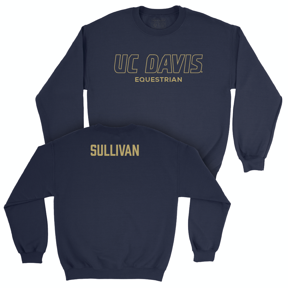 UC Davis Equestrian Navy Club Crew - Lola Sullivan Small