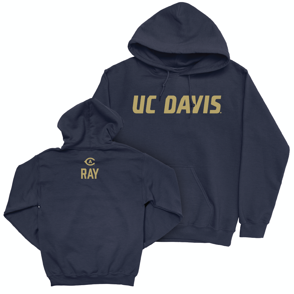 UC Davis Women's Gymnastics Navy Sideline Hoodie - Megan Ray Small