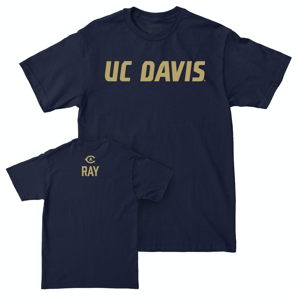 UC Davis Women's Gymnastics Navy Sideline Tee - Megan Ray Small