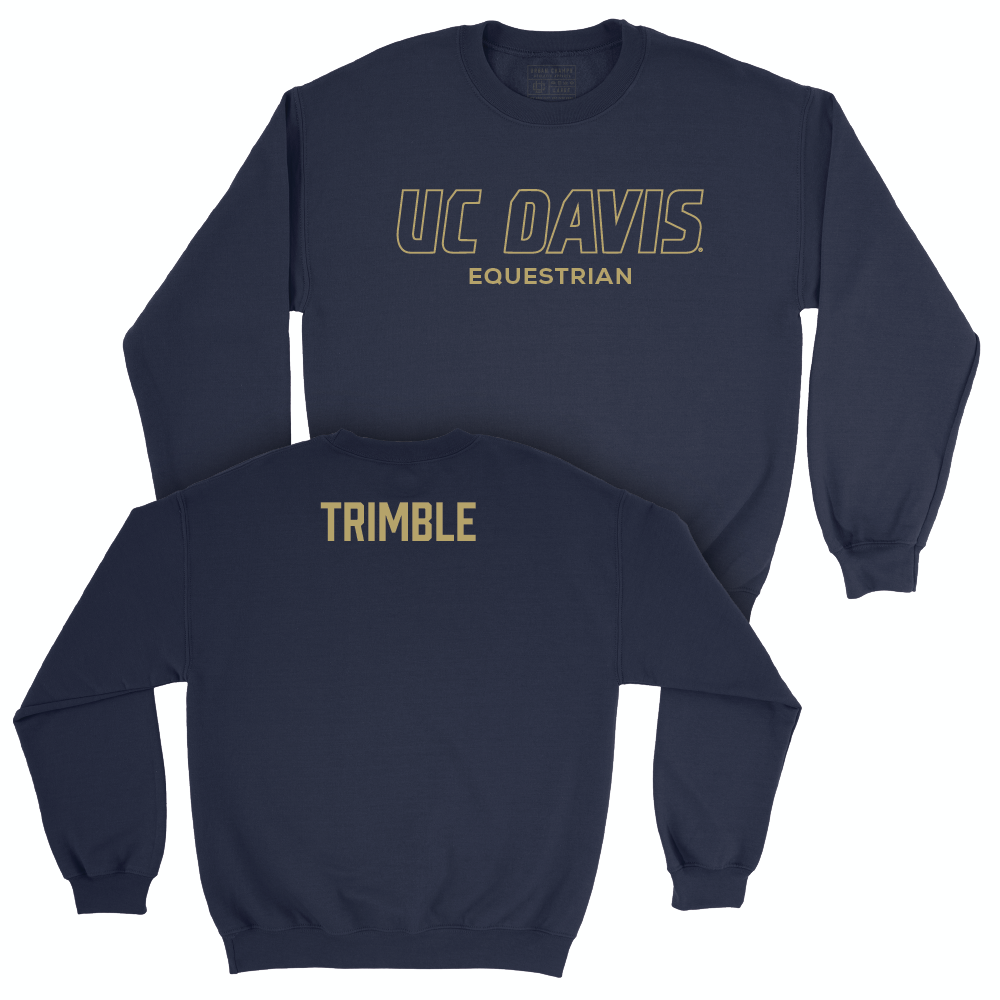 UC Davis Equestrian Navy Club Crew - Mylea Trimble Small