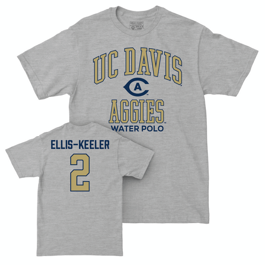 UC Davis Women's Water Polo Sport Grey Classic Tee - Sarah Ellis-Keeler | #2 Small