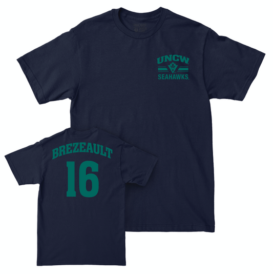 UNC Wilmington Women's Volleyball Navy Victory Tee - Alexa Brezeault Small