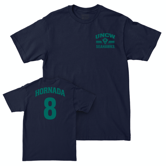 UNC Wilmington Men's Soccer Navy Victory Tee - Alexander Hornada Small