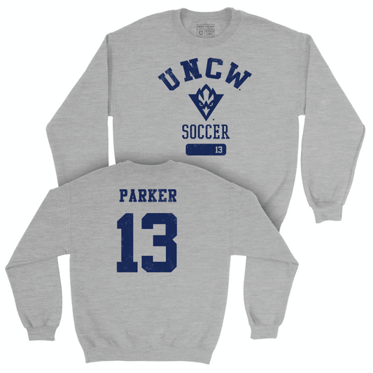 UNC Wilmington Women's Soccer Sport Grey Varsity Crew - Ayanna Parker Small