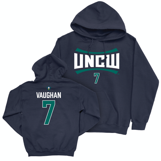 UNC Wilmington Women's Soccer Navy Sideline Hoodie - Ava Vaughan Small