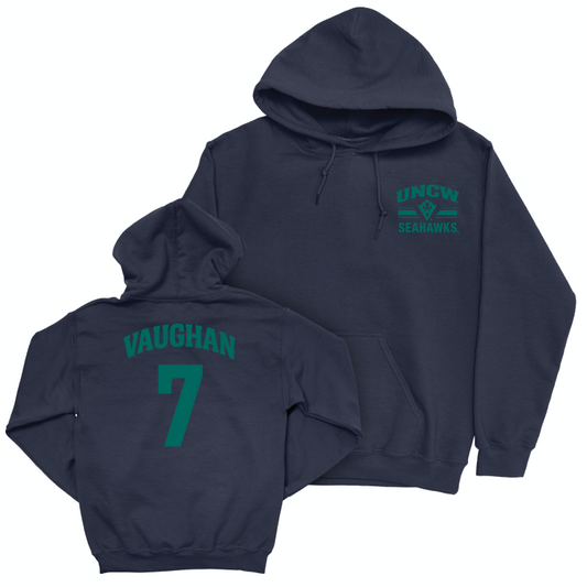 UNC Wilmington Women's Soccer Navy Victory Hoodie - Ava Vaughan Small