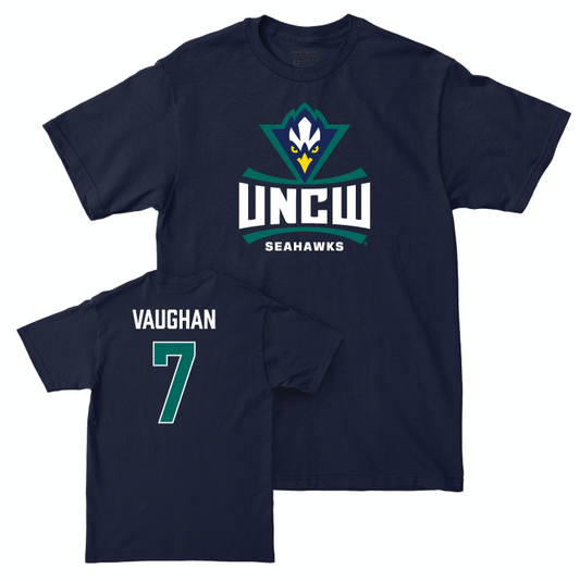 UNC Wilmington Women's Soccer Navy Legacy Tee - Ava Vaughan Small