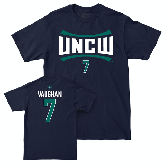 UNC Wilmington Women's Soccer Navy Sideline Tee - Ava Vaughan Small