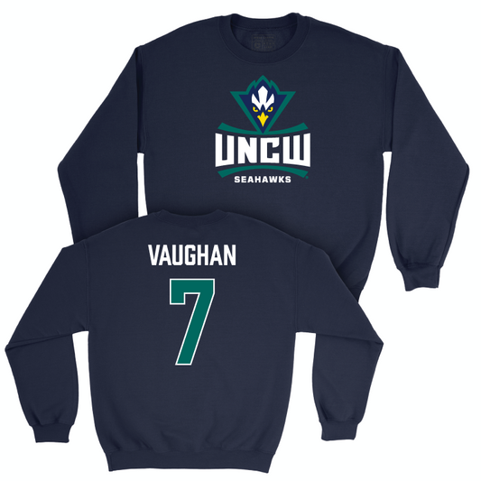 UNC Wilmington Women's Soccer Navy Legacy Crew - Ava Vaughan Small