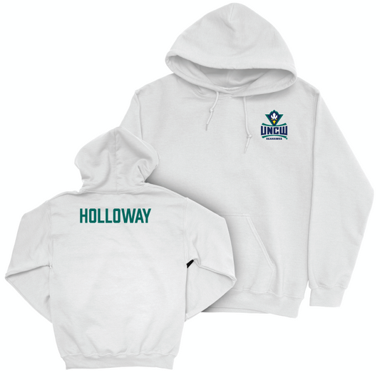 UNC Wilmington Women's Swim & Dive White Logo Hoodie - Blythe Holloway Small